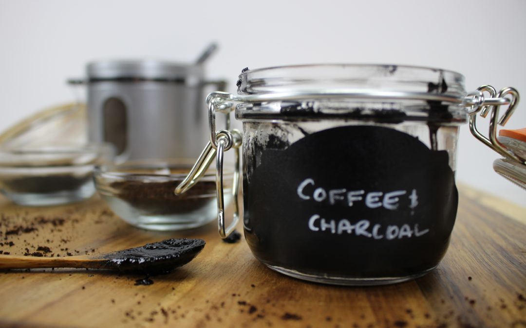 DIY Activated Charcoal and Coffee Scrub for Dry Skin