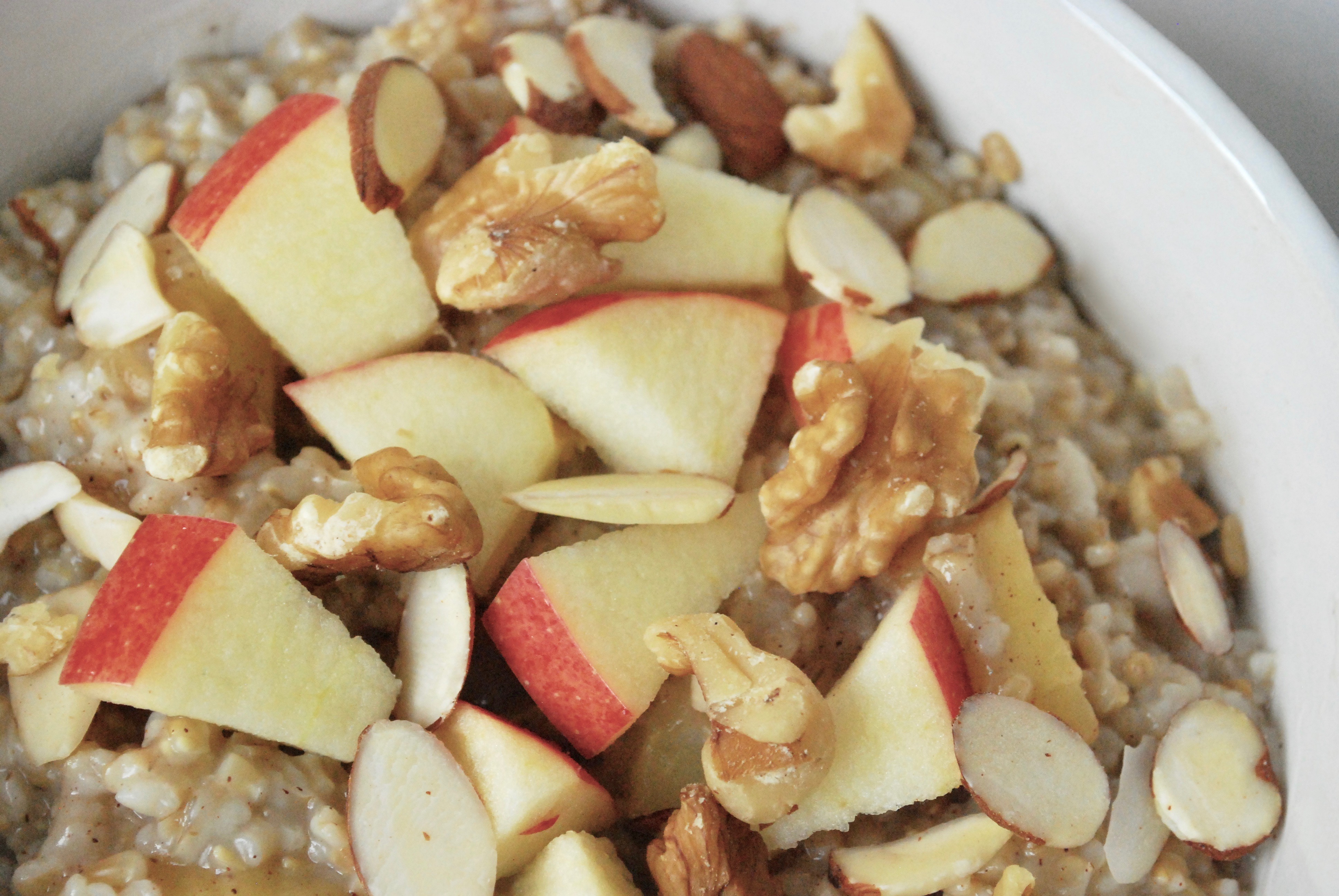 Irish Steel Cut Oatmeal with Apples- Simple Recipe