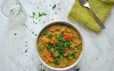 Easy Vegetarian Split Pea Soup