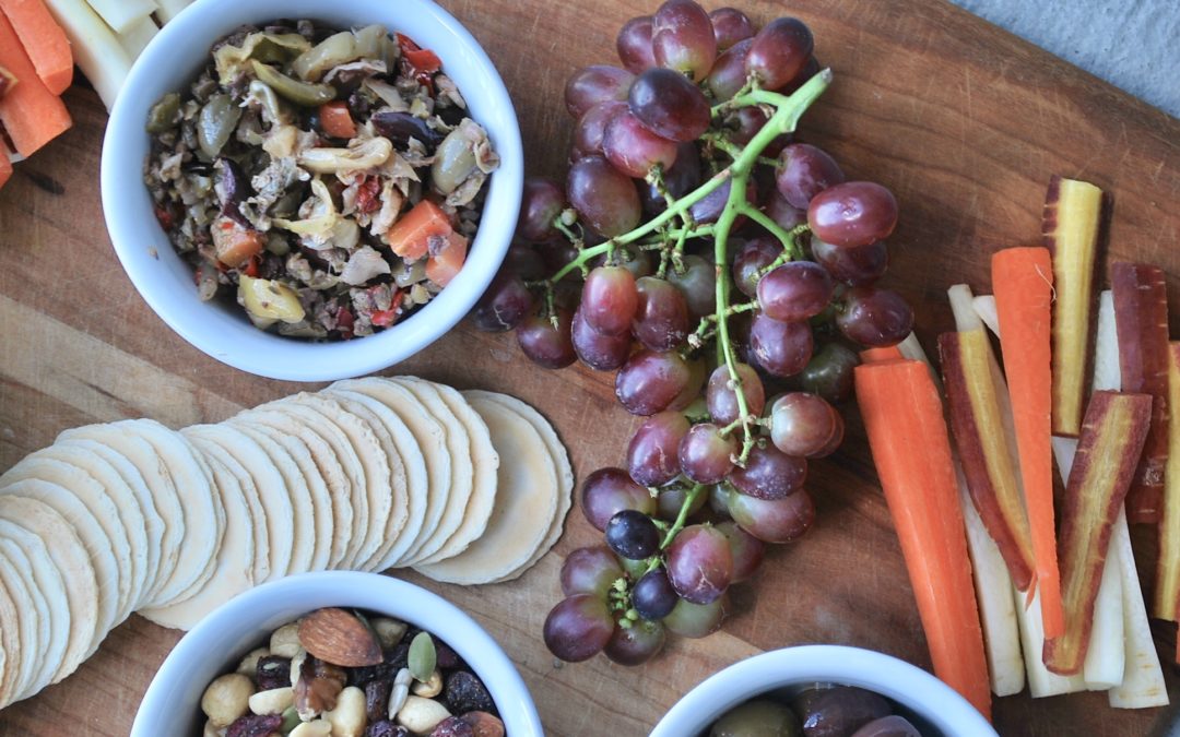 heathy holiday platter