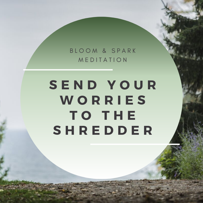 worry shredder meditation